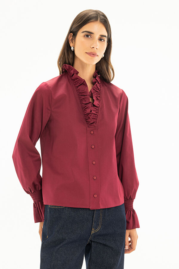 Burgundy Women's Shirt