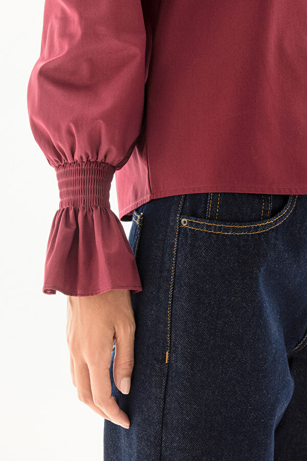 Burgundy Women's Shirt 4