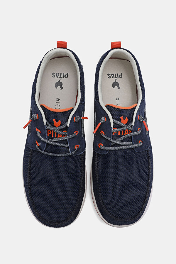 Men's Navy Blue Men's Sneakers 4