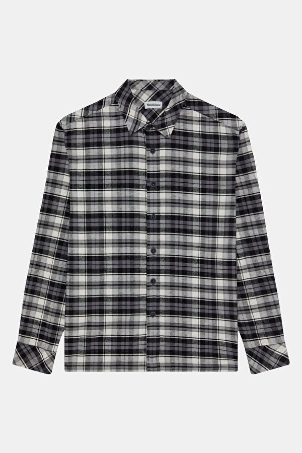 Black Regular Men's Shirt