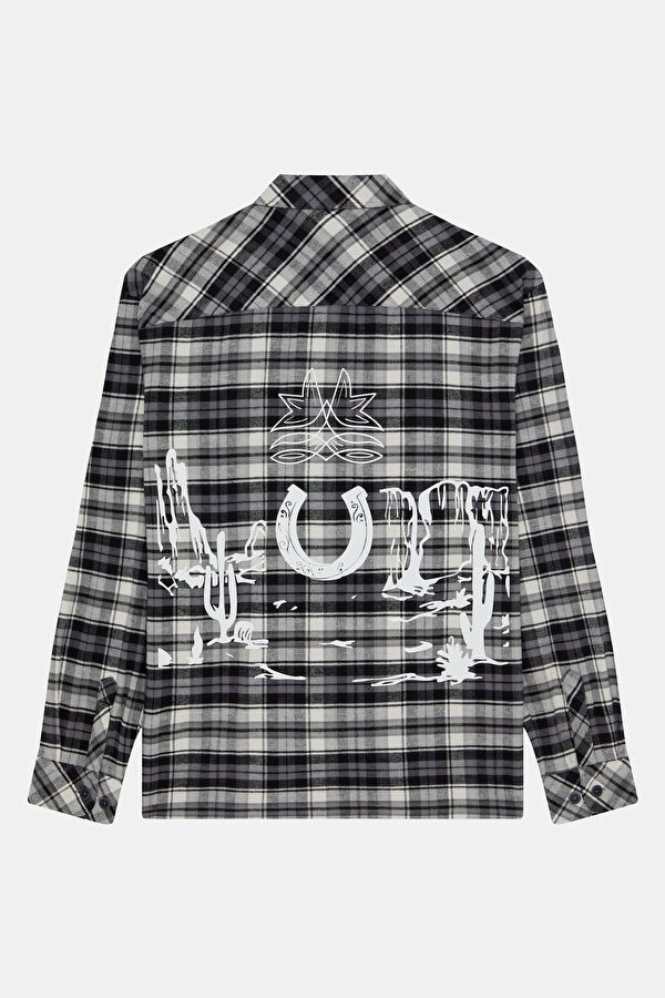 Black Regular Men's Shirt 2