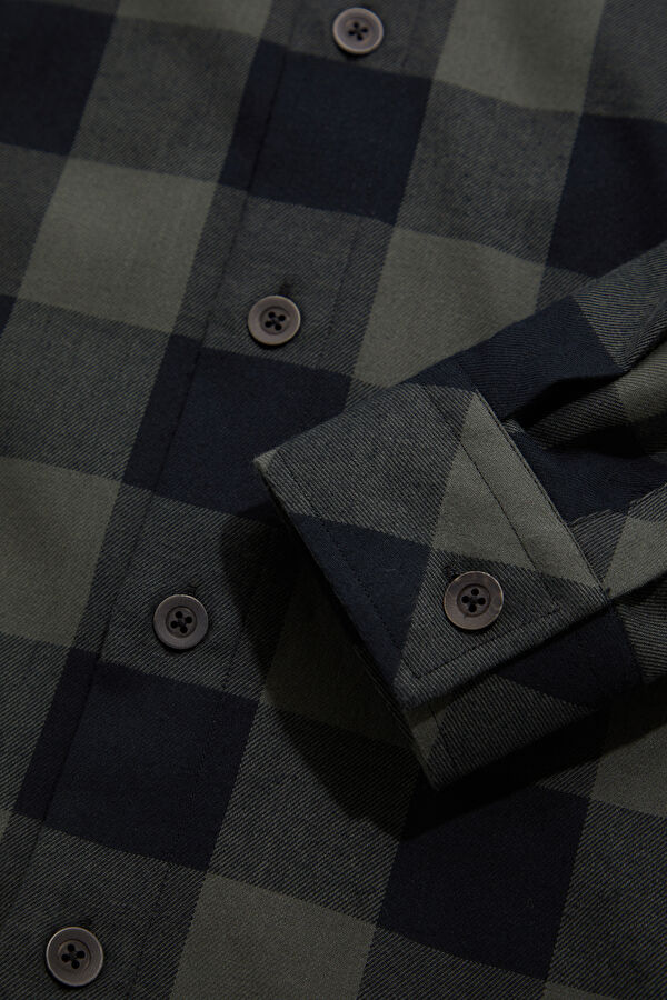 Black Hooded Men's Shirt 4