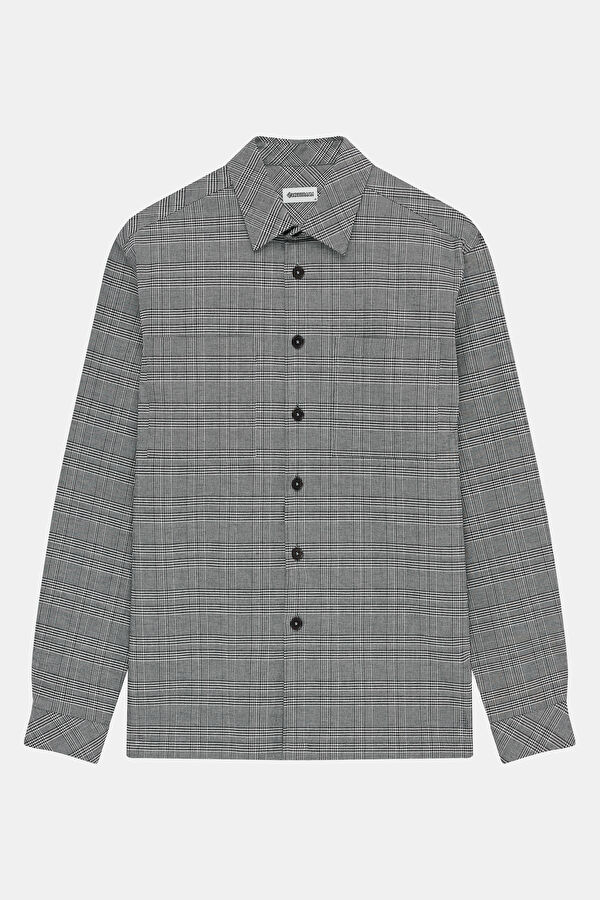 Black Regular Men's Shirt