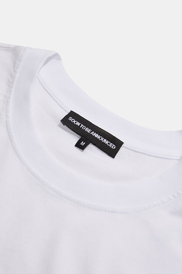 Capricorn 2.0 Oversize Beyaz Bisiklet Yaka Baskılı Erkek T-Shirt 3