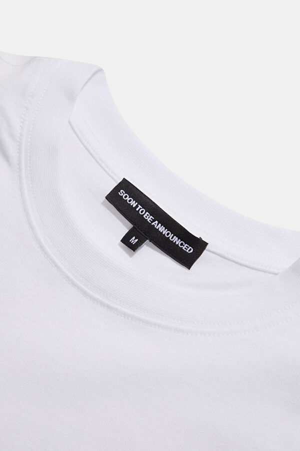 Virgo 2.0 Oversize White Crew Neck Printed Men's T-Shirt 5