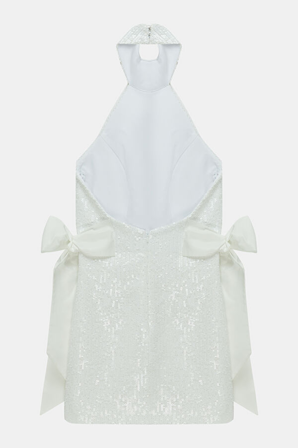 White Mini Women's Dress 2