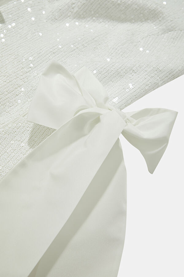 White Mini Women's Dress 4