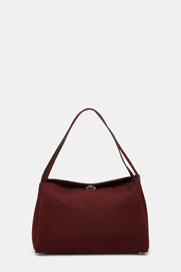 Eudora Suede Burgundy Bag