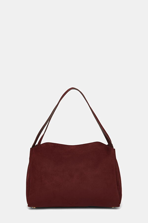Eudora Suede Burgundy Bag 4
