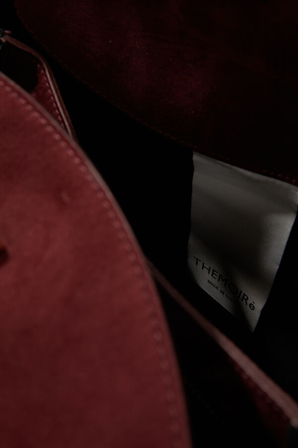 Eudora Suede Burgundy Bag 7