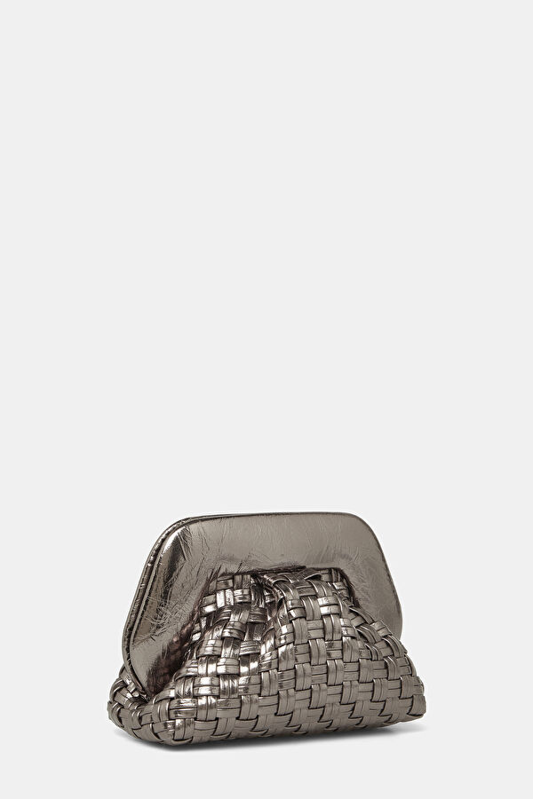 Gea Micro Weaved Laminated Silver Bag 3