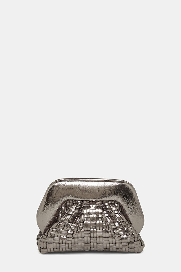 Gea Micro Weaved Laminated Silver Bag 4