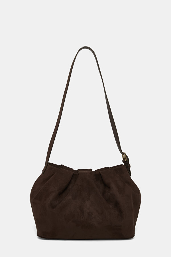 Lara Suede Dark Brown Bag 3