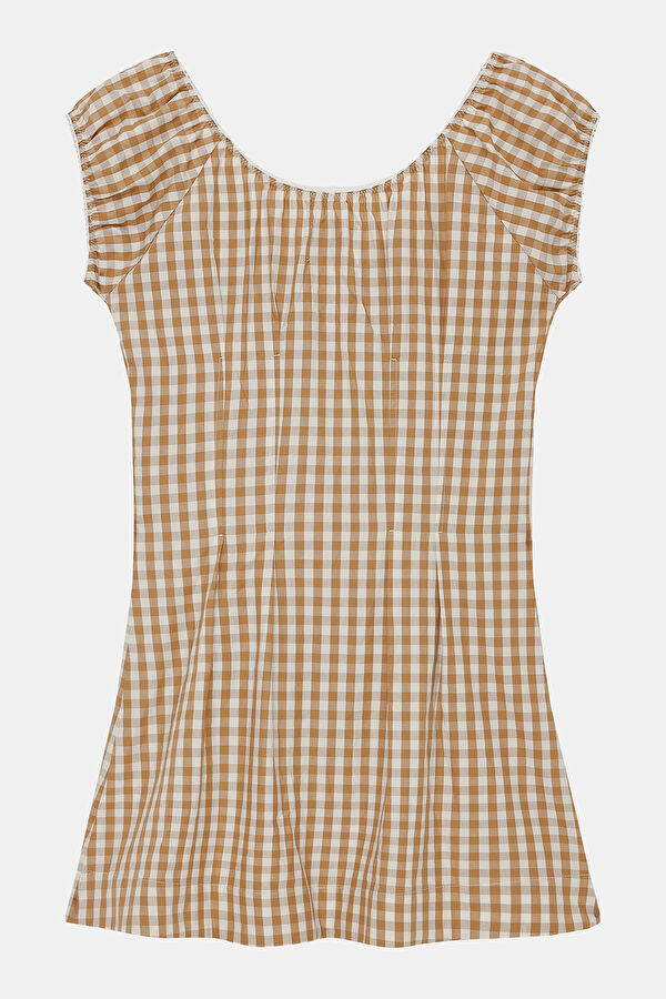 Bella Hadid Beige Mini Women's Dress 2