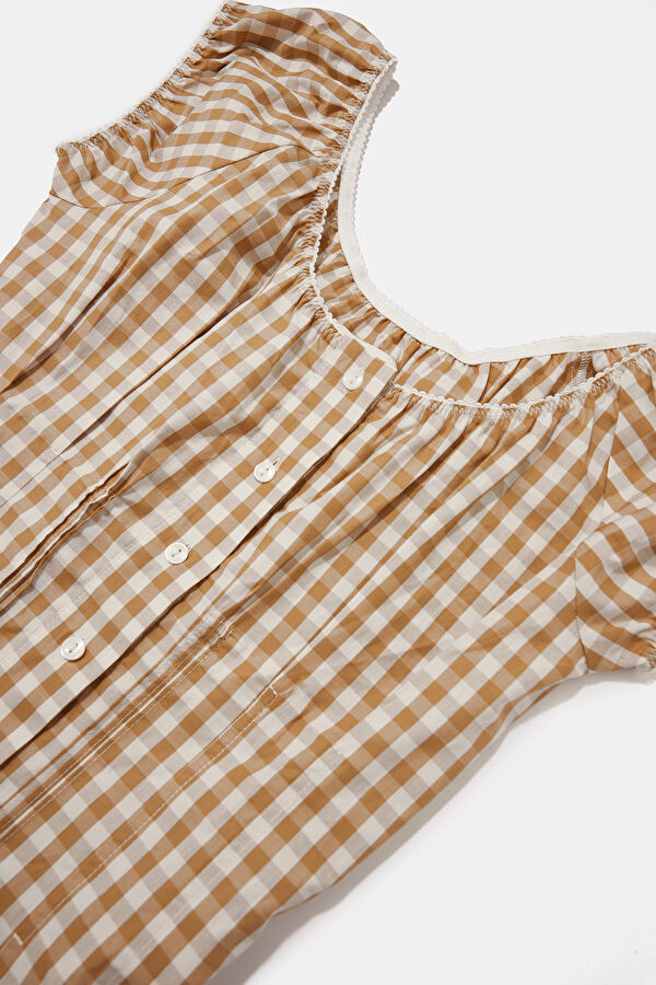 Bella Hadid Beige Mini Women's Dress 3
