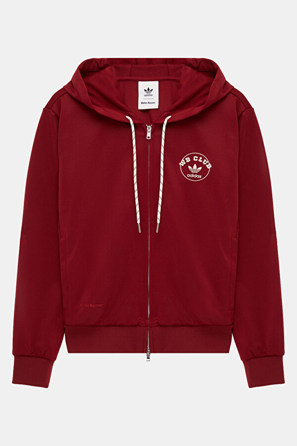 X Wales Bonner Bordo Relax Kalıp Kapuşonlu Erkek Sweatshirt