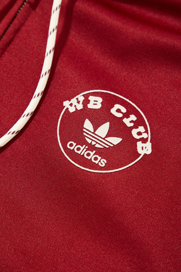 X Wales Bonner Bordo Relax Kalıp Kapuşonlu Erkek Sweatshirt 4