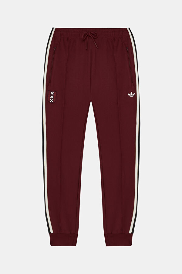 Relax Fit Burgundy Straight Leg Sport Men's Trousers 3