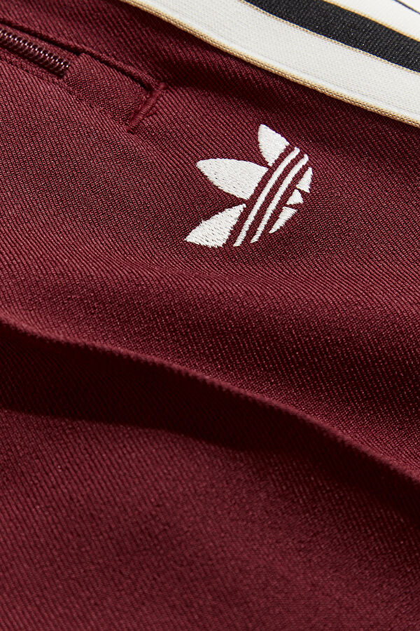 Relax Fit Burgundy Straight Leg Sport Men's Trousers 7