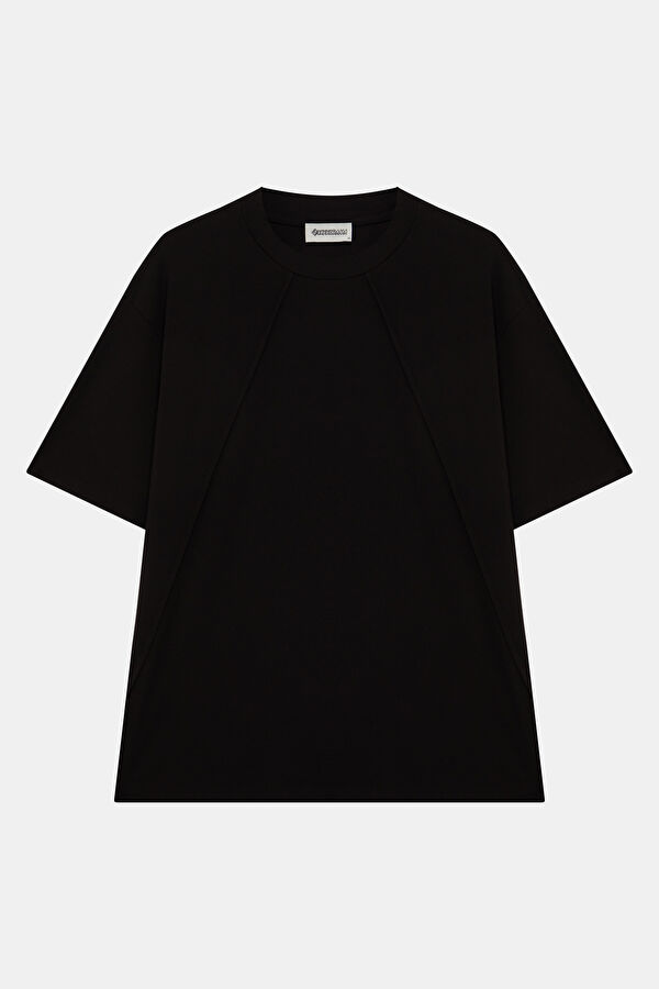Black Crew Neck Men's T-Shirt