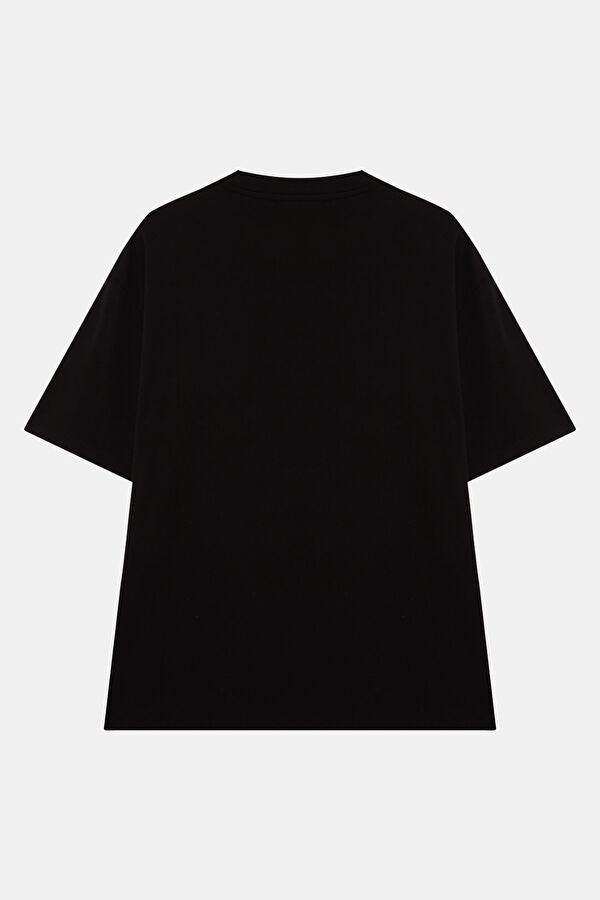 Black Crew Neck Men's T-Shirt 2