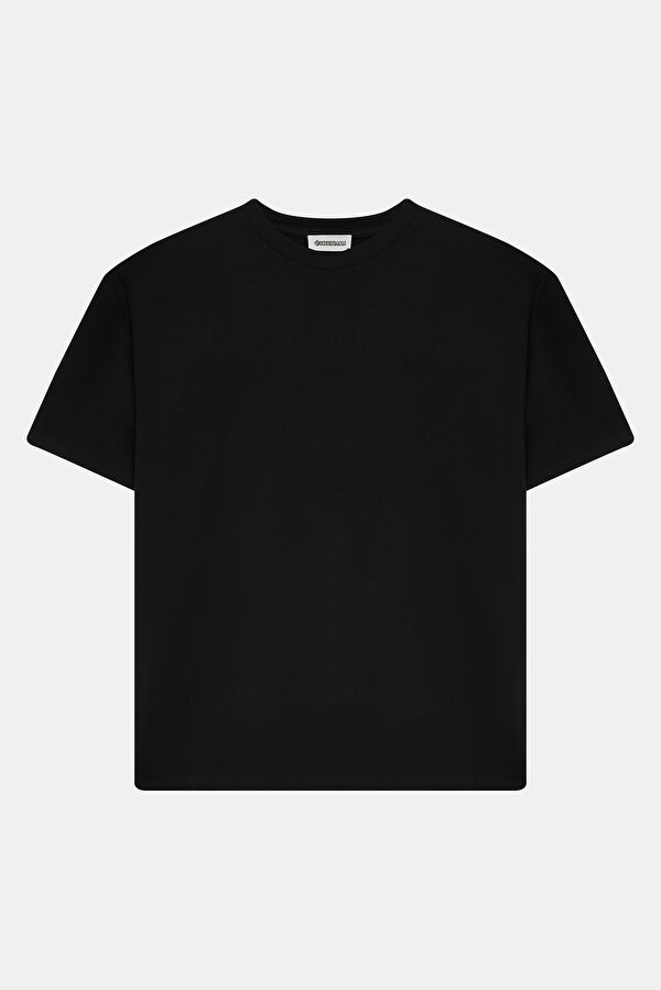 Black Crew Neck Men's T-Shirt