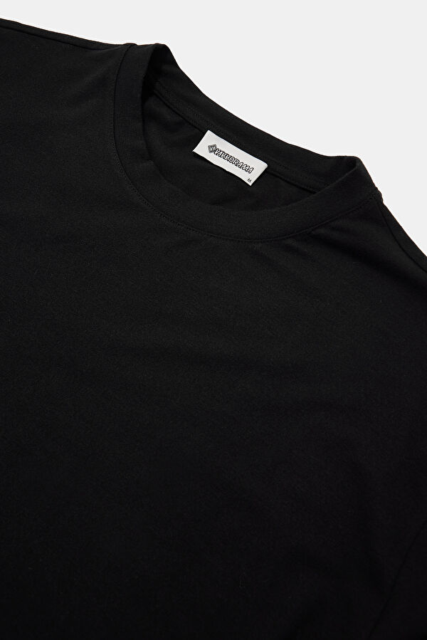 Black Crew Neck Men's T-Shirt 3