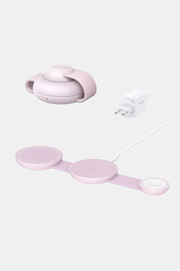 MagGo 3in1 Kablosuz Katlanır Şarj Aleti