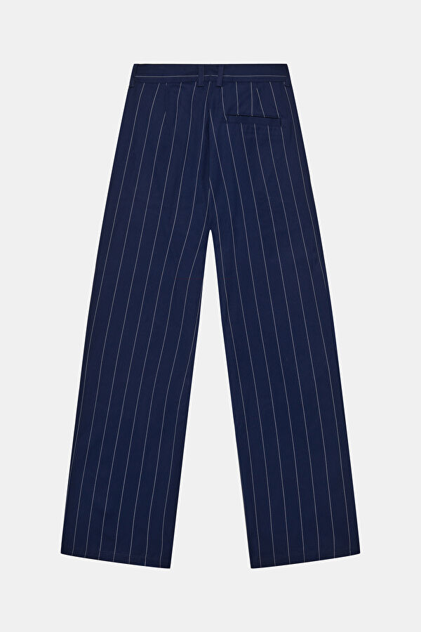 Relax Fit Navy Wide Leg Women's Sports Trousers 2