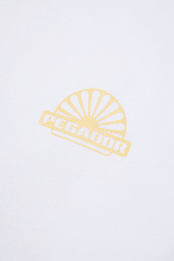 Relax Fit White Bicycle Collar Printed Tshirt 4