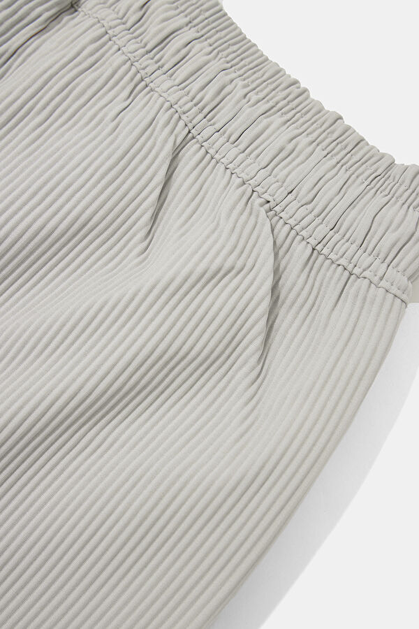 Relax Fit Grey Wide Leg Men's Trousers 4