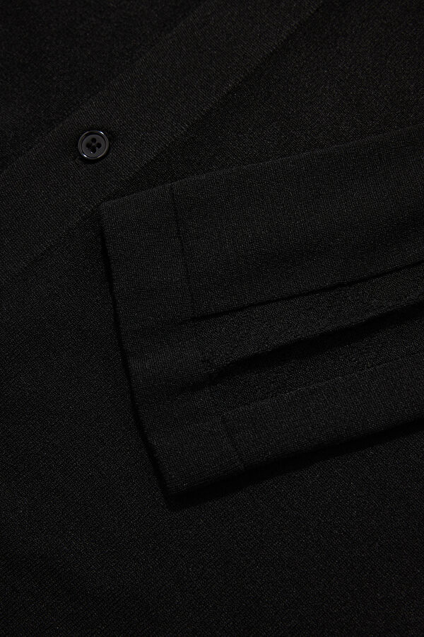 Black Knit Men's Shirt 4