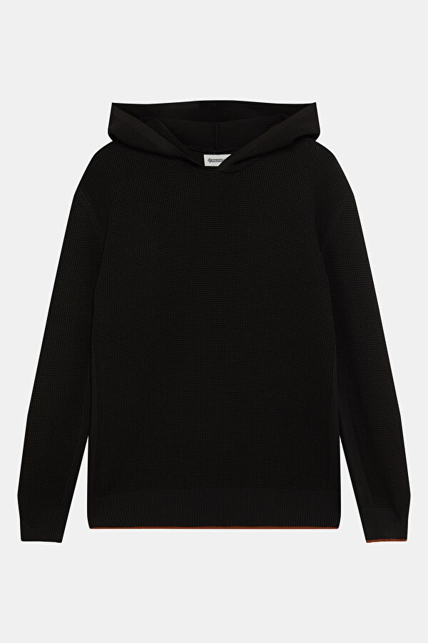 Black Knit Men's Sweater