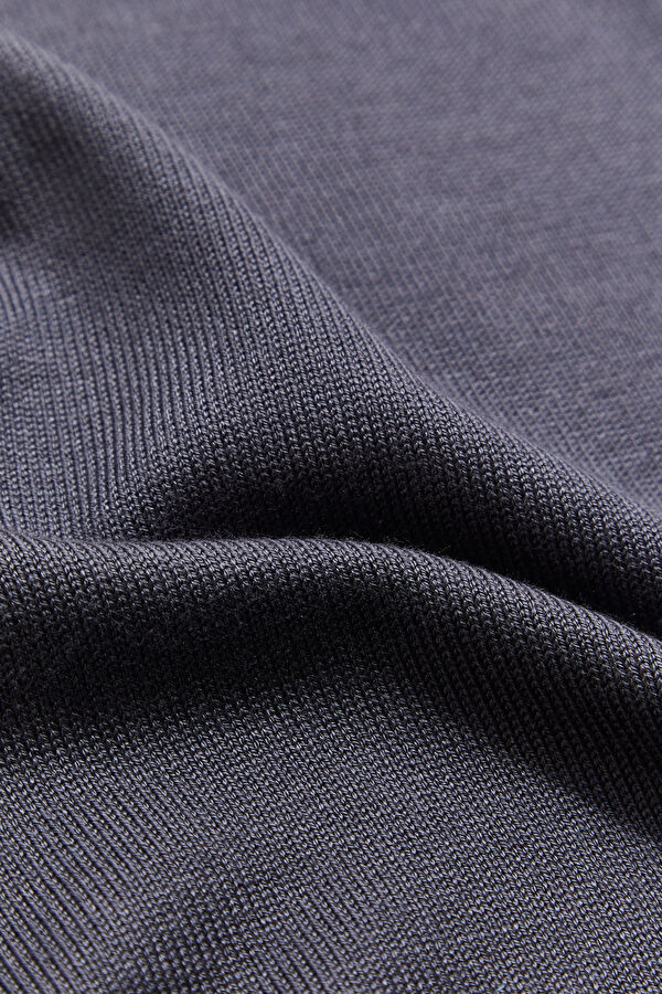 Anthracite Viscose Knit Men's Sweater 4
