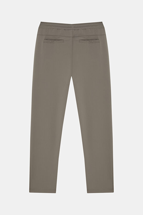 Mink-colored Straight Leg Men's Trousers 2