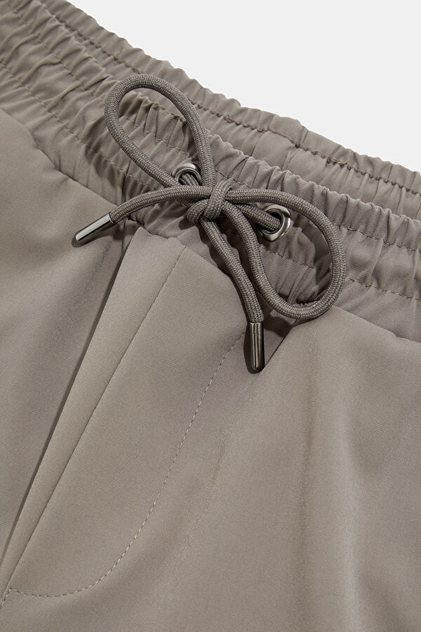 Mink-colored Straight Leg Men's Trousers 3