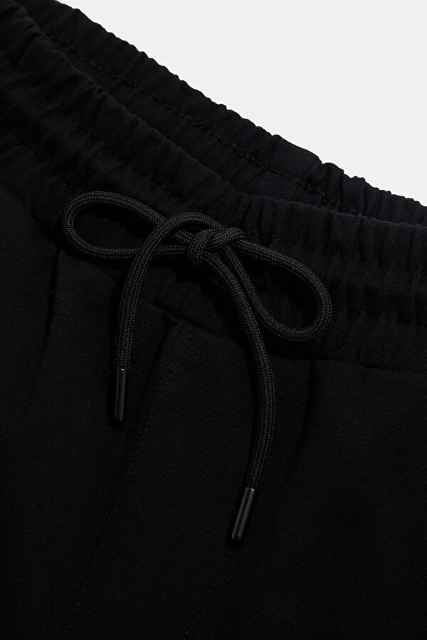 Black Straight Leg Sport Men's Pants 3