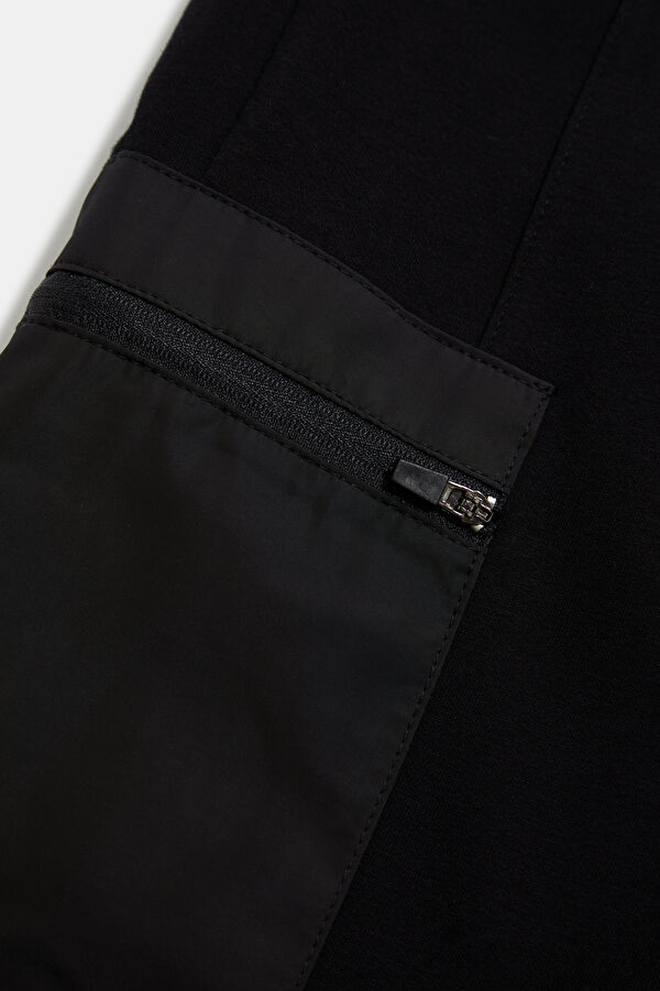Black Straight Leg Sport Men's Pants 4