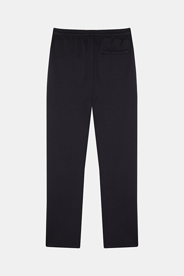 Black Straight Leg Modal Sport Men's Pants 2