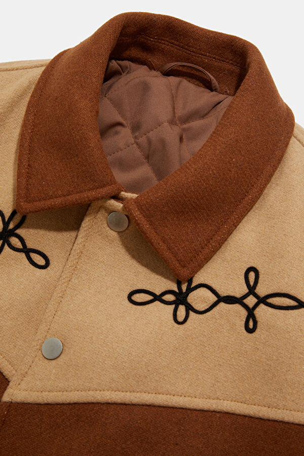 Camel Wool Men's Jacket 3