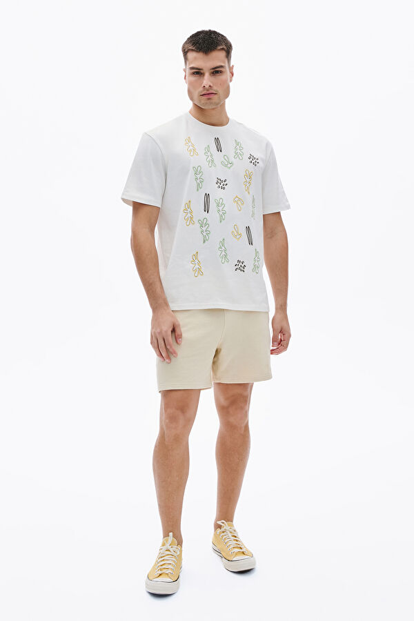Beige Men's Shorts