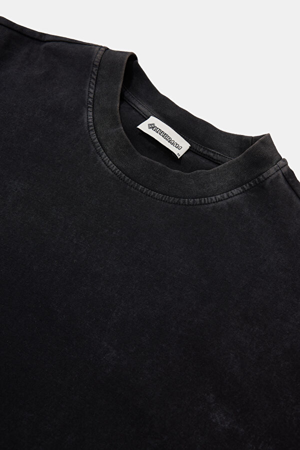 Anthracite Crew Neck Men's T-Shirt 3
