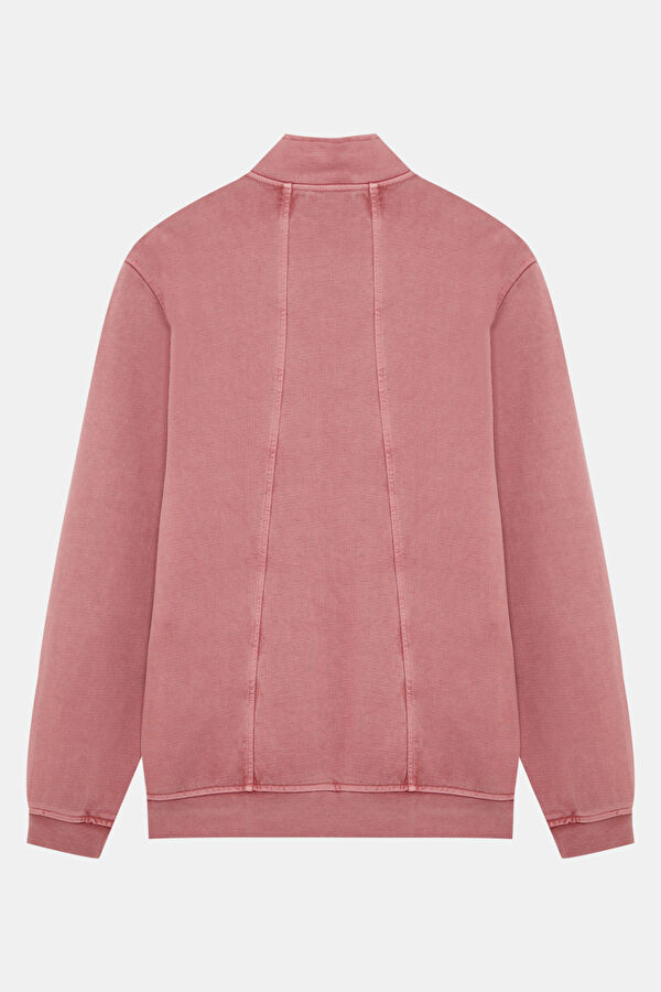 Gül Kurusu Dik Yaka Erkek Sweatshirt 2