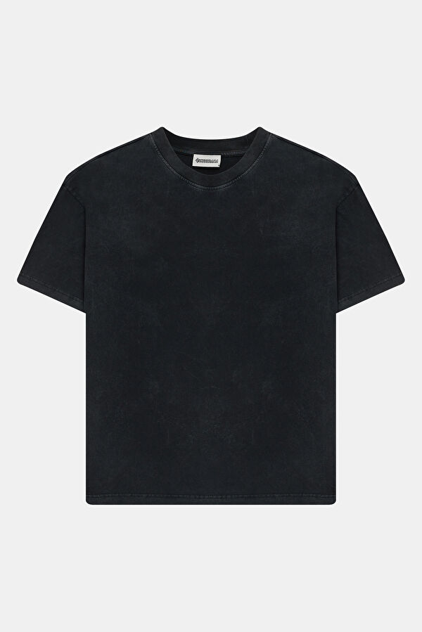 Anthracite Crew Neck Men's T-Shirt 4
