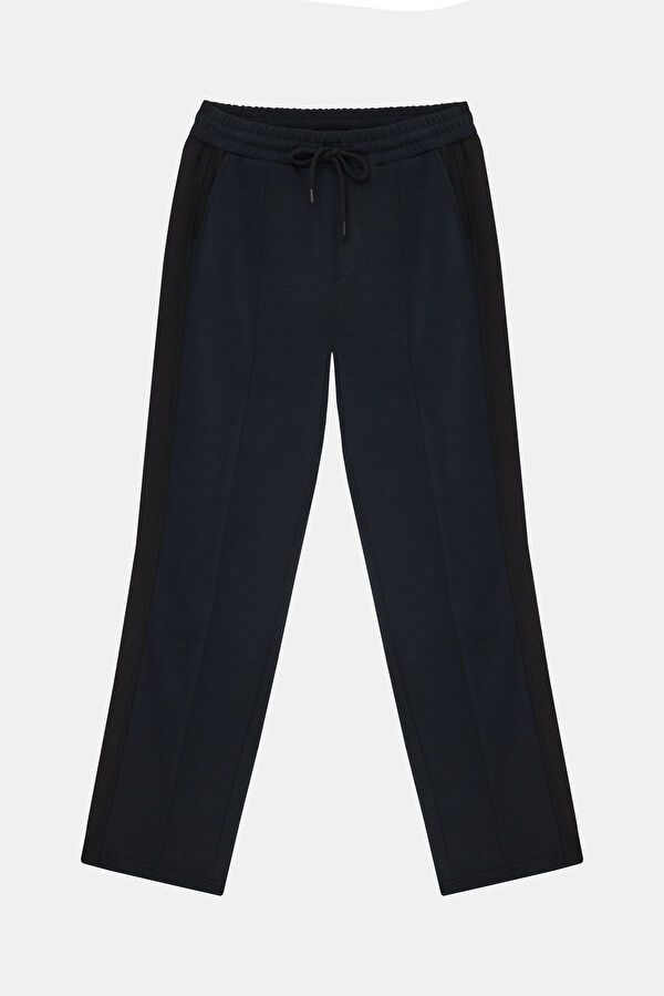 Black Straight Leg Modal Sport Men's Pants 3