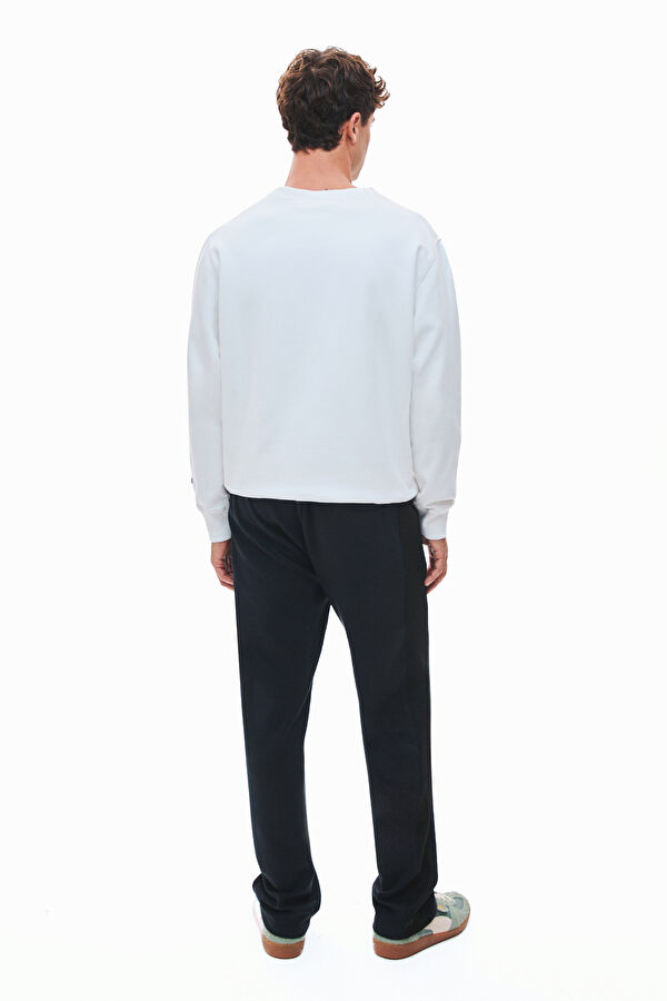 Black Straight Leg Modal Sport Men's Pants 2