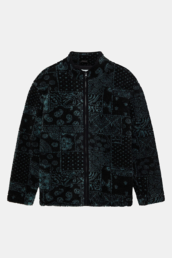 Multicolored Zip-Up Men's Jacket 3
