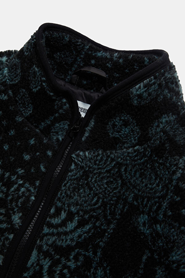 Multicolored Zip-Up Men's Jacket 5