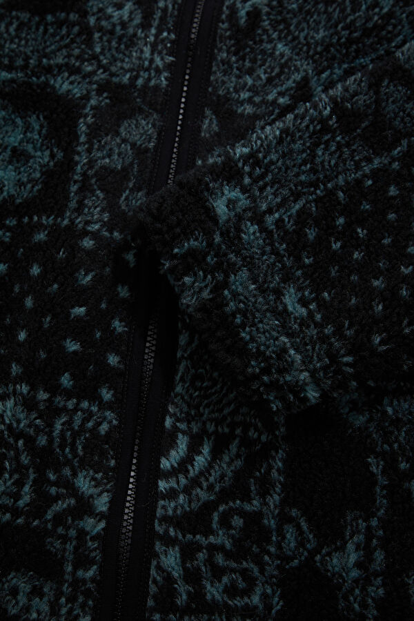 Multicolored Zip-Up Men's Jacket 6
