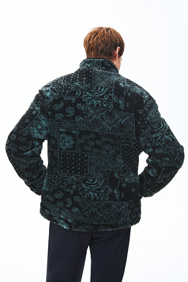 Multicolored Zip-Up Men's Jacket 2